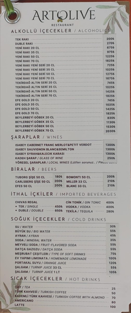 Menu To Live Restaurant-5