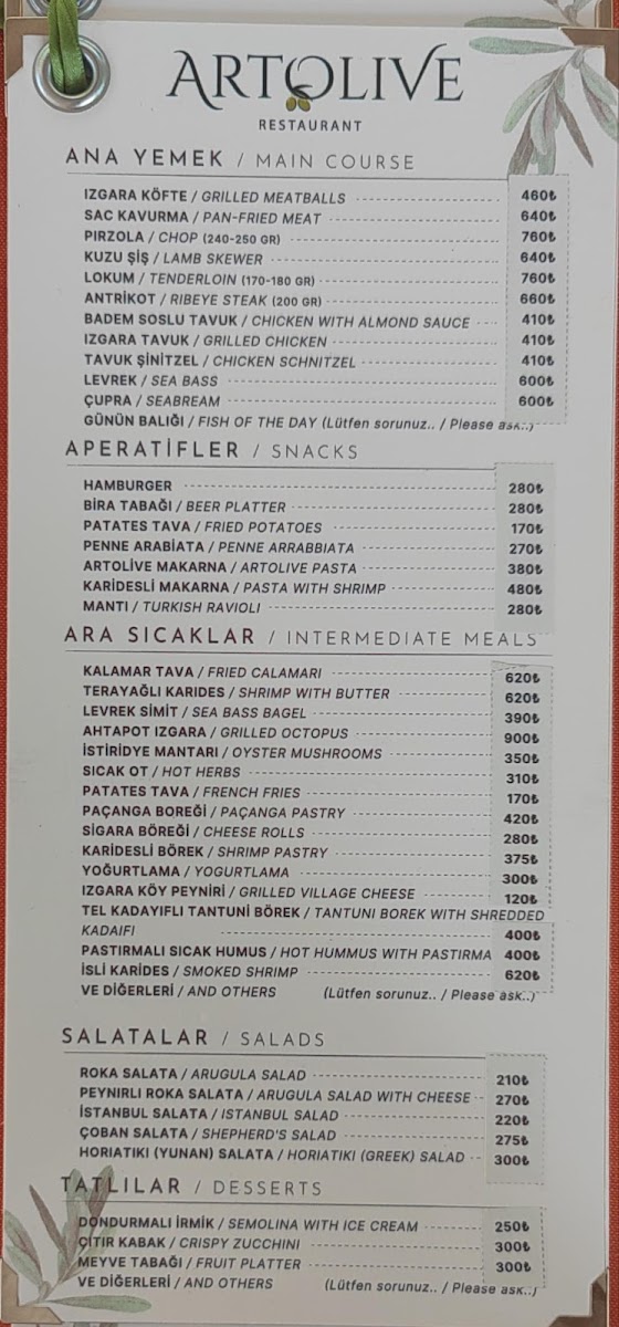 Menu To Live Restaurant-6