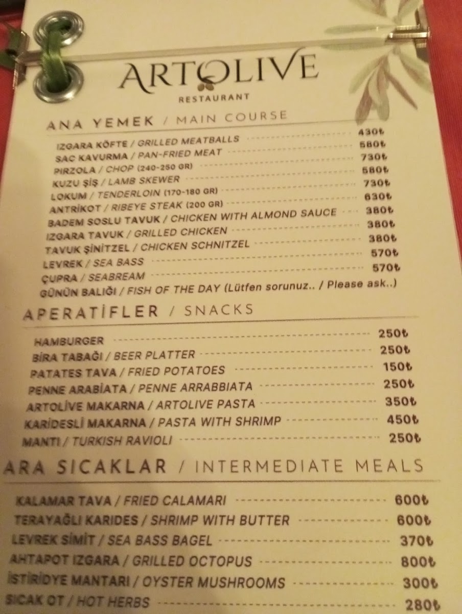 Menu To Live Restaurant-8